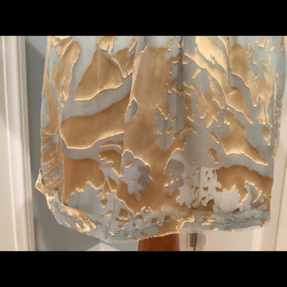 PROJECT ALABAMA SILVER & GOLD TOP BLOUSE SZ 2 - Picture 6 of 10